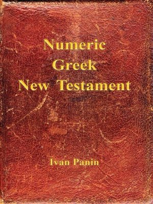 cover image of Numeric Greek New Testament